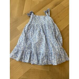 Janie and Jack - Blue Floral Tank Dress - 3 T